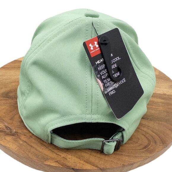 UNDER ARMOUR Logo FLEX FIT WOMENS Hat Cap SAGE GREEN - Picture 3 of 4